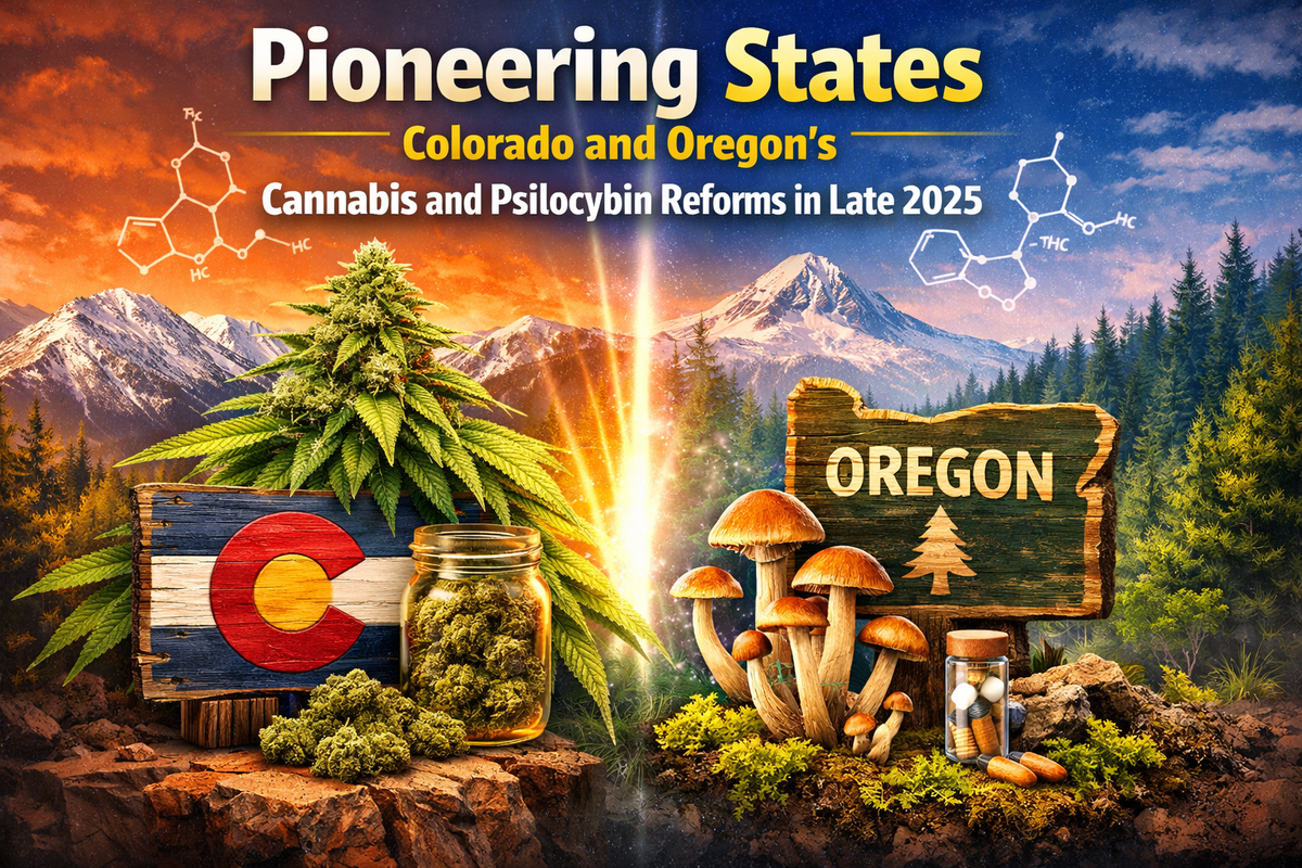 Pioneering States: Colorado and Oregon's Cannabis and Psilocybin Reforms in Late 2025