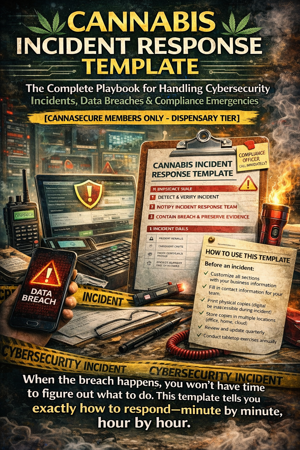 Cannabis Incident Response Template