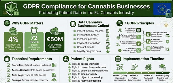 GDPR Compliance for Cannabis Dispensaries: The Complete 2025 Guide